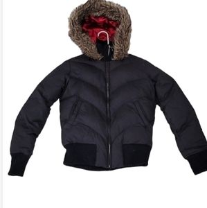 DKNY fur Hoodie jacket